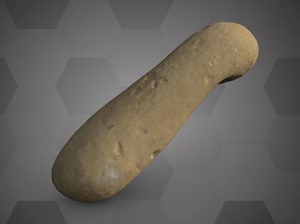 Picture of 3D model of a whetstone