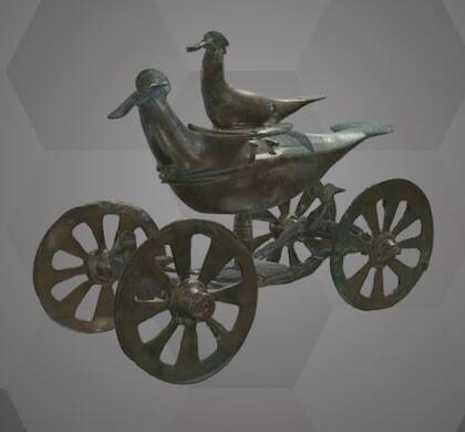 Image of the 3D Model of a Bird Wagon