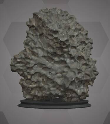 Image of the 3D Model of the Cabin Creek Meteorite