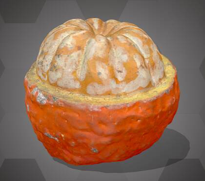 Picture of the 3D model of an orange (NHMW-AFW-DING-0046-008)