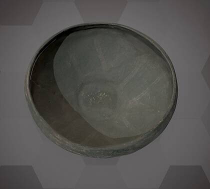 Picture of the 3D model of a ceramic vessel