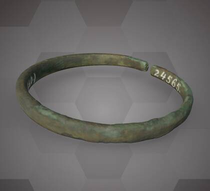 Picture of the 3D model of bronze bracelet 1