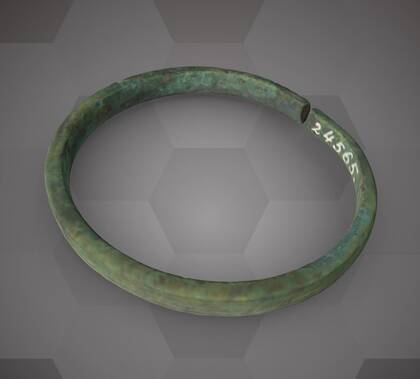 Picture of the 3D model of bronze bracelet 2