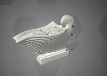 Image of the 3D Model of an Ink Jar