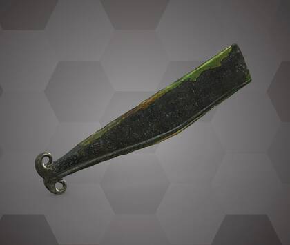 Picture of the 3D model of a bronze sheath