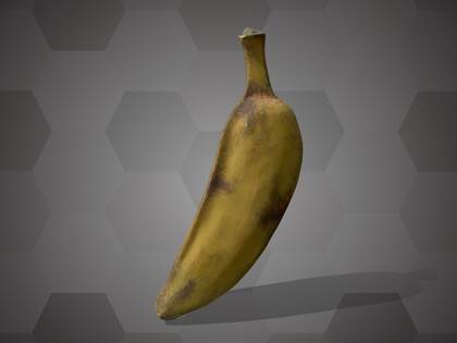 Picture of 3D model of a banana model (NHMW-AFW-DING-0046-083)